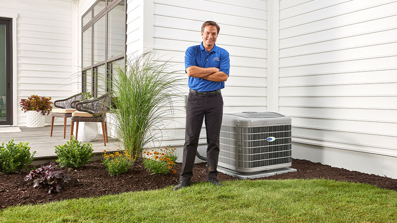 Carrier AC Unit W Tech Outdoors